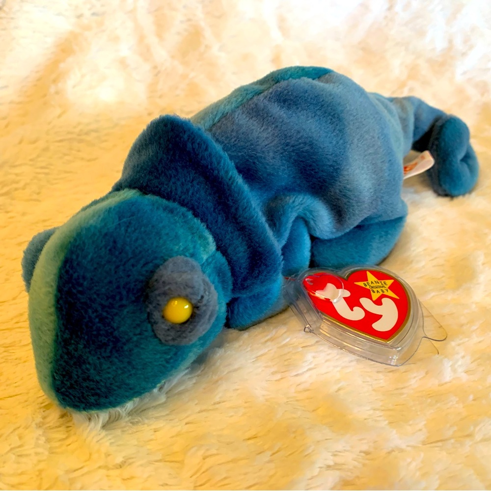 Rainbow chameleon Ty Beanie Baby